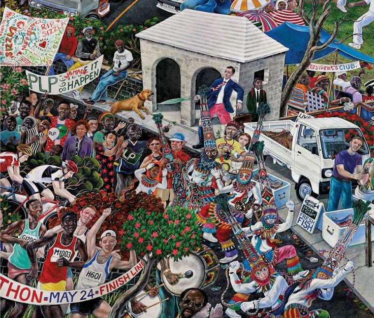 Bermuda Hall of History Mural by G.Foster – The Bermuda Day Half-Marathon